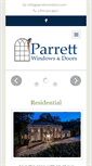 Mobile Screenshot of parrettwindows.com